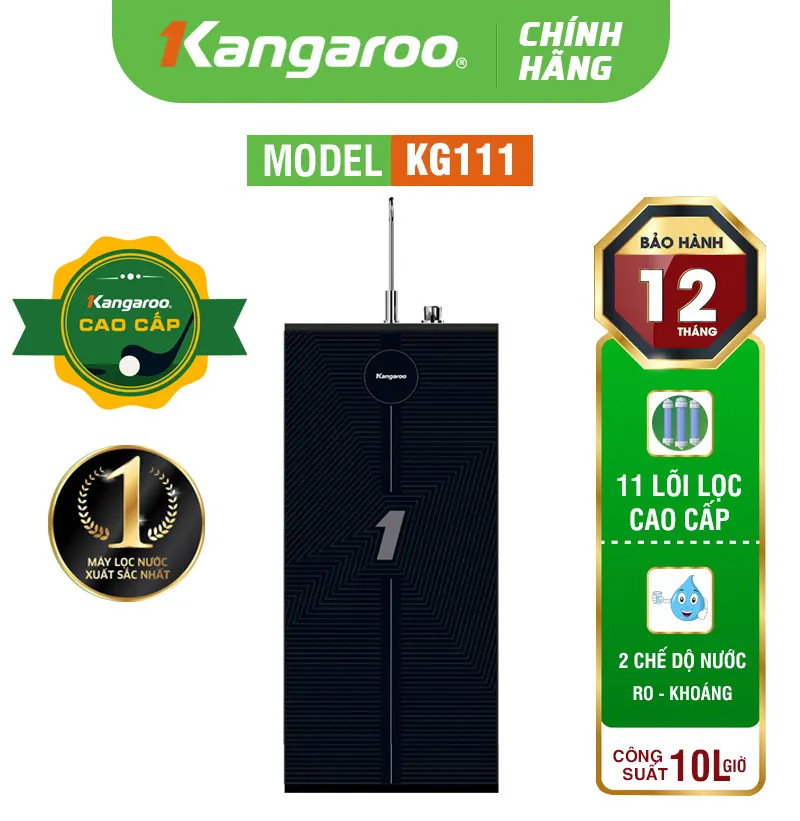 MÁY LỌC NƯỚC KANGAROO KG111 - 11 LÕI, MẪU MỚI 2024