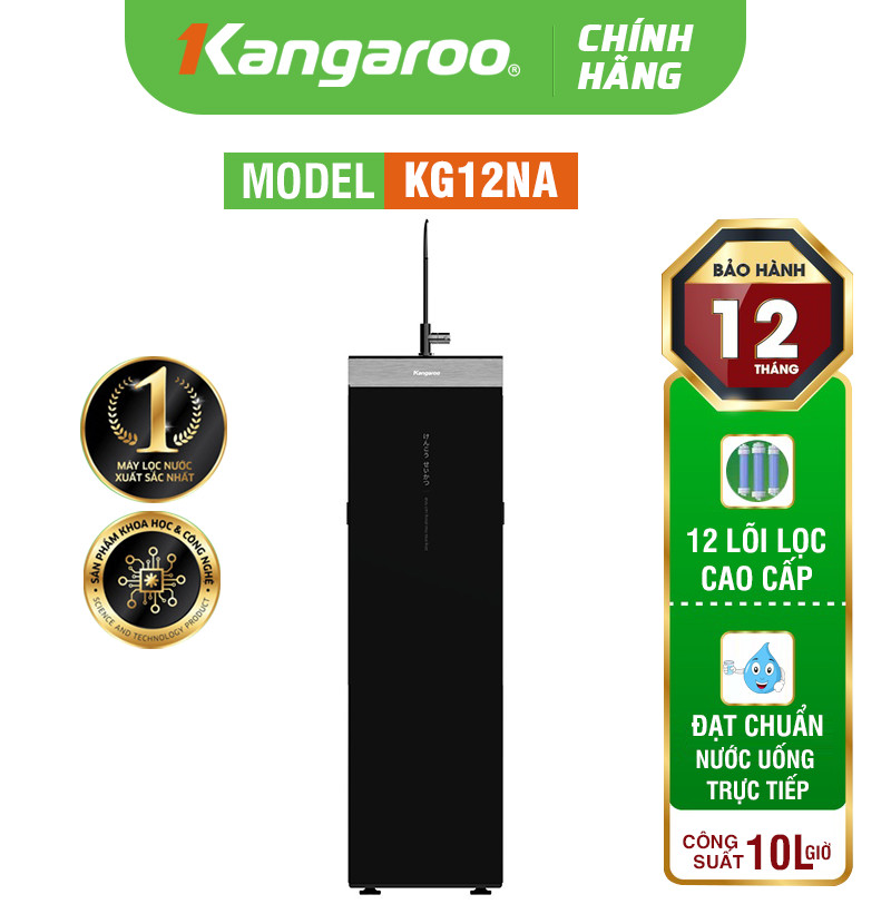 MÁY LỌC NƯỚC KANGAROO KG12NA - 12 LÕI LỌC, MẪU MỚI 2024