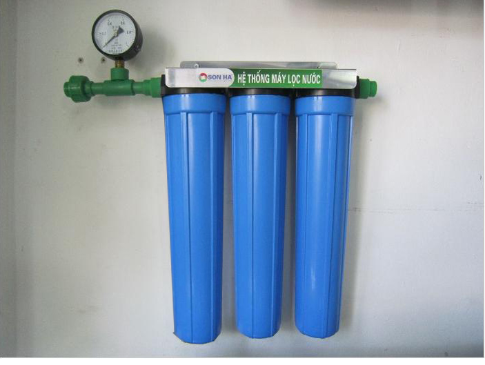 Máy lọc nước đầu nguồn 3 cấp lọc